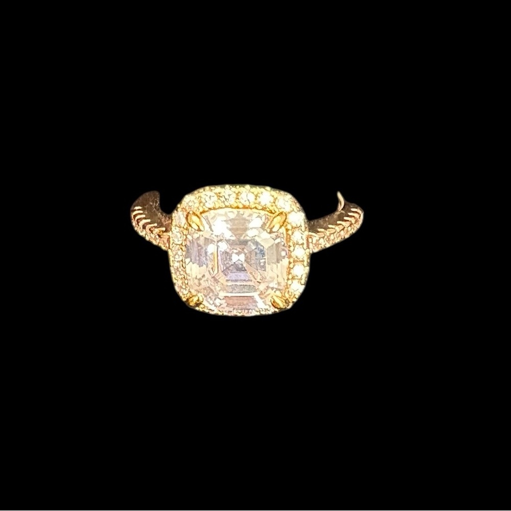 Elegant 18K Gold Filled and‎ Silver Ring